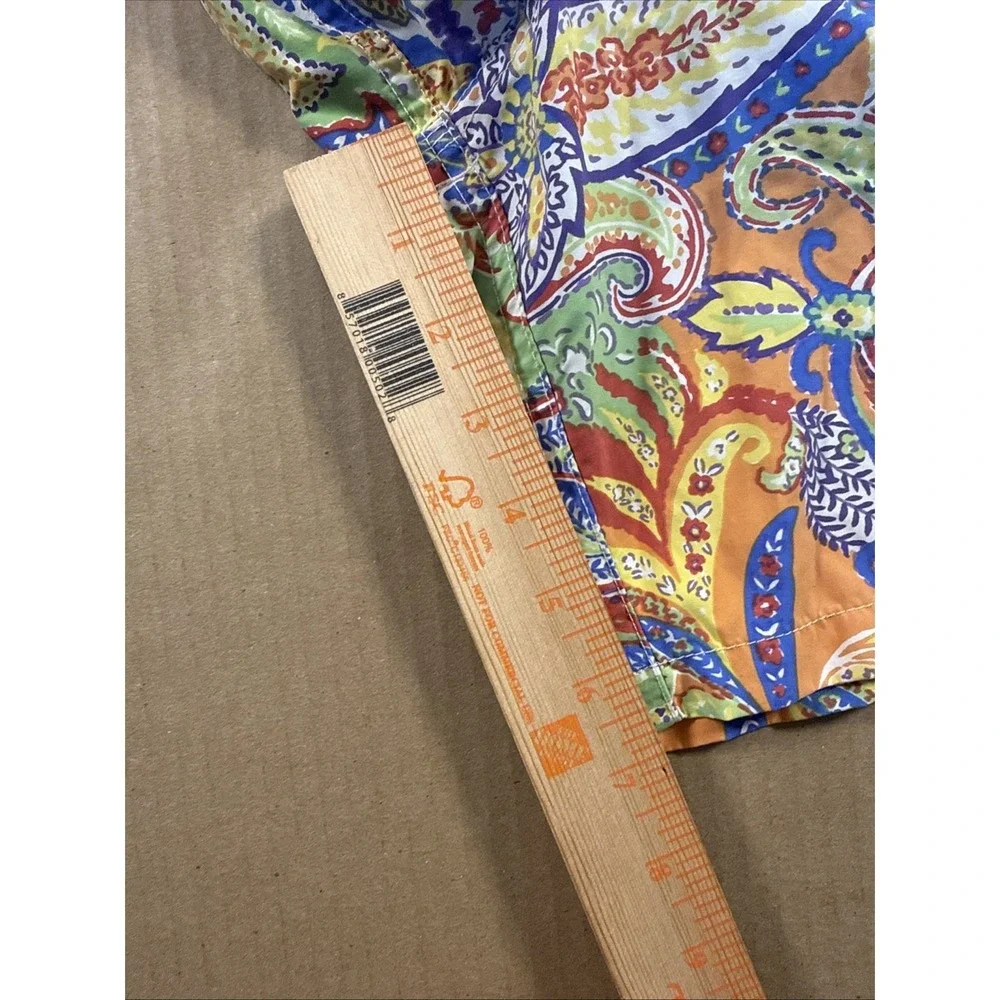 Vintage Polo Ralph Lauren Swim Trunks Shorts Mens Size M Floral Paisley Lined